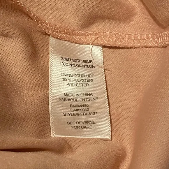 Love, Fire off the shoulder blush dress - Picture 5 of 8